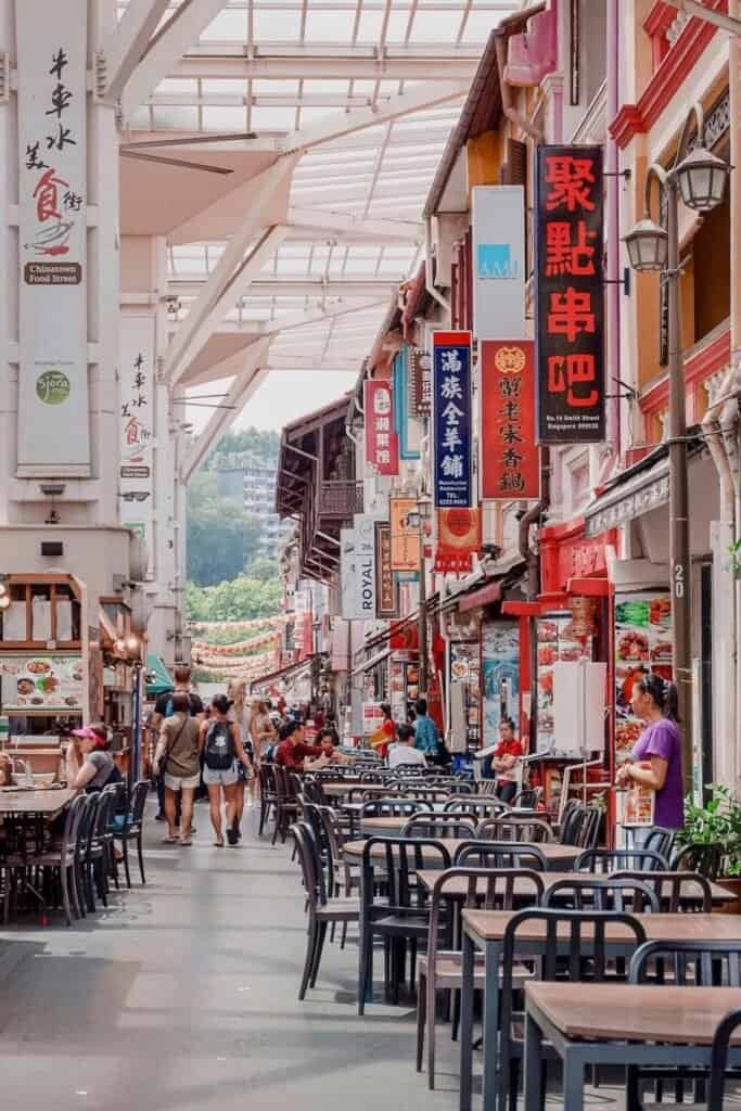Chinatown Singapore street market with colorful lanterns Singapore Travel Guide 2025 | Top Attractions, Food & Things To Do in the Lion City Chinatown Singapore street market with colorful lanterns