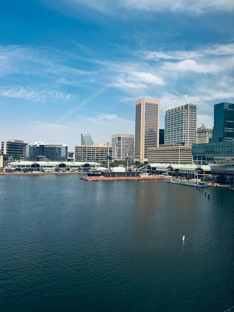 Baltimore Inner Harbor Skyline View, Baltimore, United States