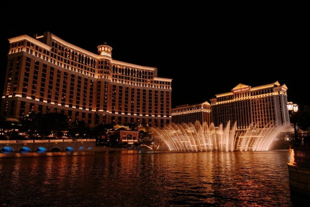 Bellagio fountain show, Las Vegas, NV, United States