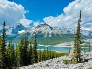 Breathtaking Canadian Rockies Mountains Landscape, Canada