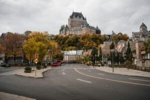 Château Frontenac in Québec City during Fall, Québec, Canada