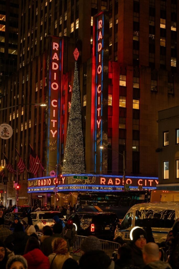 Christmas Tree at Radio City Music Hall, New York City, United States
