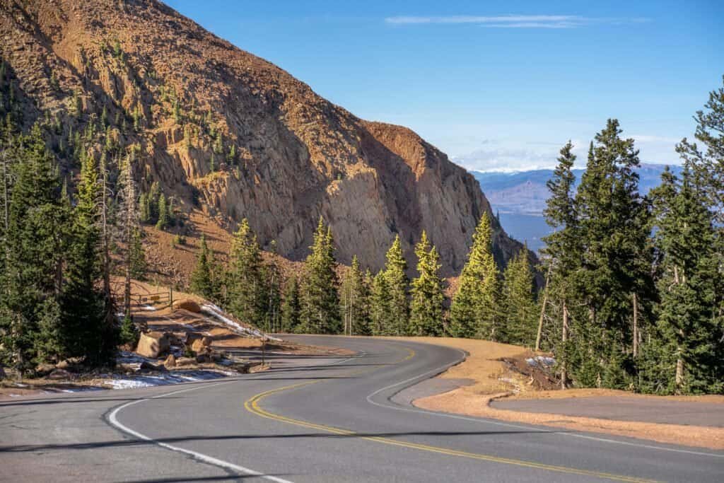 Colorado mountain roads, USA