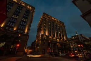 High rise Buildings during night Montreal QC Canada Montreal Travel Guide 2026 – Best Places, Food, Itinerary & Tips High-rise Buildings during night, Montreal, QC, Canada