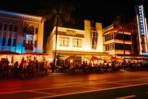 Illuminated Nightclubs, Miami, Florida, USA