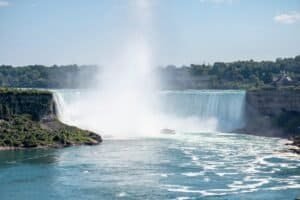 Majestic View of Niagara Falls in Summer, Canada