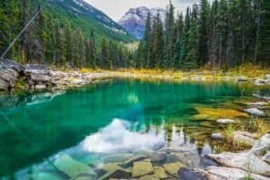 Reflection in Tranquil Horseshoe Lake Jasper Canada Western Canada Itinerary 10–14 Days – Banff, Jasper, Rockies & Vancouver Reflection in Tranquil Horseshoe Lake, Jasper, Canada