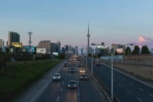 Road View of Toronto, Canada