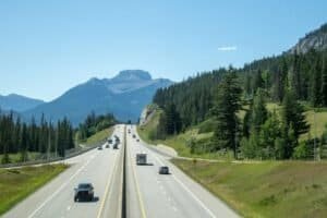 Scenic Highway View in Banff National Park Canada Canada Road Trip Itinerary 2026 – Best Scenic Routes, Costs & Tips Scenic Highway View in Banff National Park, Canada