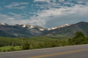 Scenic Mountain View in Rocky Mountain National Park, USA