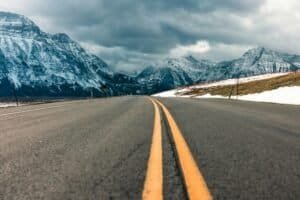 Scenic Road, Waterton Park, AB, Canada