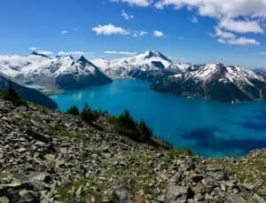 Scenic View Of Snow Capped Mountains, Whistler, BC, Canada