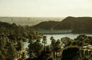 Scenic water reservoir surrounded by lush trees and hills Los Angeles USA Los Angeles Travel Guide 2026 | Best Places, Things to Do & Travel Tips Scenic water reservoir surrounded by lush trees and hills, Los Angeles, USA