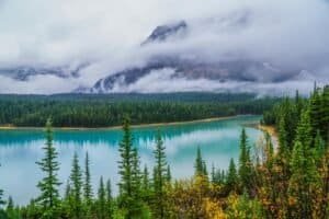 Serene Lake in Banff National Park Alberta Canada Best Time to Visit Canada 2026 – Month by Month Weather, Costs & Tips Serene Lake in Banff National Park, Alberta, Canada