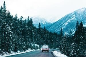 Snowy Road in Winter Banff AB Canada Western Canada Itinerary 10–14 Days – Banff, Jasper, Rockies & Vancouver Snowy Road in Winter, Banff, AB, Canada