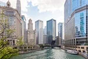 Stunning Chicago River View with Skyscrapers Chicago Illinois United States Chicago Travel Guide 2026 | Best Places, Things to Do & Travel Tips Stunning Chicago River View with Skyscrapers, Chicago, Illinois, United States