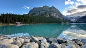Stunning Lake and Mountain Landscape, Banff National Park, Canada