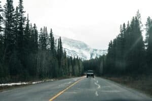 Stunning Road View, Banff, AB, Canada