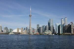 Stunning Toronto Skyline Featuring CN Tower, Toronto, Canada