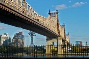 The Queensboro Bridge Across the East River, New York, USA
