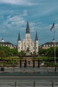 The St Louis Cathedral in Louisiana, New Orleans, LA, United States