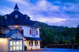 hotel with a clock tower Mont Tremblant Canada Montreal Travel Guide 2026 – Best Places, Food, Itinerary & Tips hotel with a clock tower, Mont Tremblant, Canada