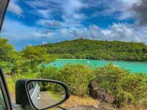 Stunning View of Mountain and Ocean, Seychelles