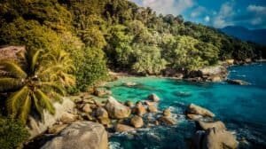 Scenic View Of Seashore During Daytime, Beau Vallon, Seychelles