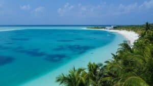 Beautiful Tropical Beach in the Maldives