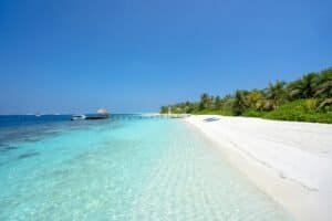 Beautiful White Sandy Beach, Maldives