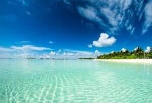 Crystal Clear Blue Sea, Maldives
