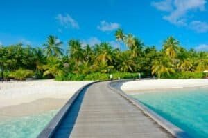 Idyllic Tropical Beach Landscape, Maldives