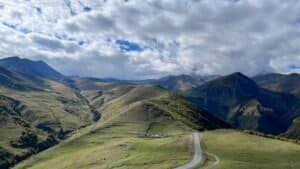 Breathtaking mountain landscape in the Caucasus, Georgia